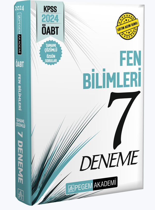 2024 KPSS ÖABT Fen Bilimleri Tamamı Çözümlü 7 Deneme