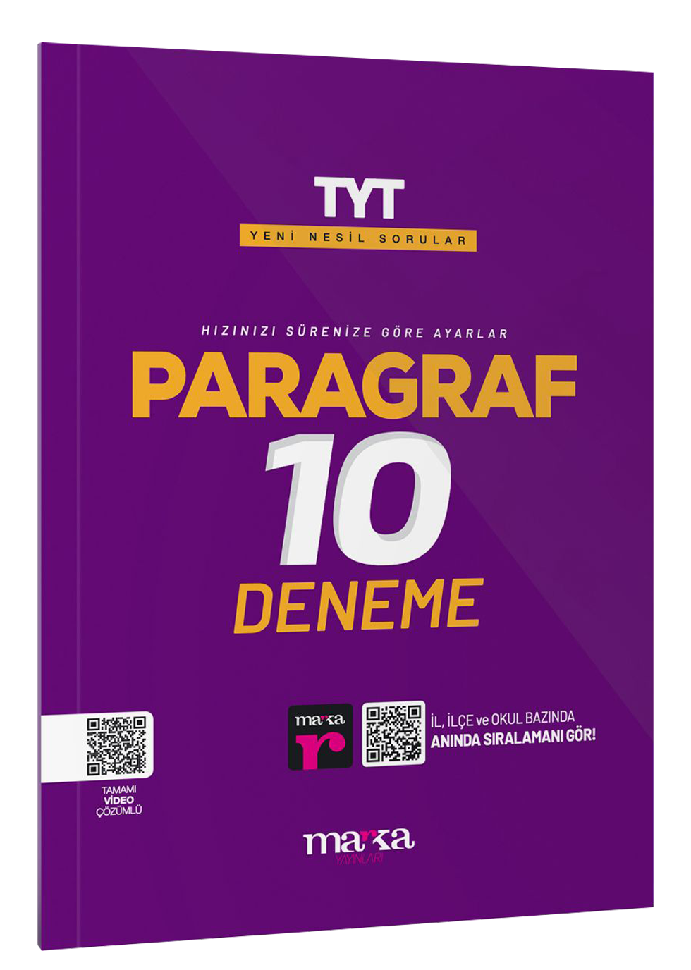 2026 TYT Paragraf 10 Deneme Tamamı Video Çözümlü Marka Yayınları