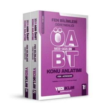 Yediiklim Yayınları 2026 ÖABT MEB-AGS Fen Bilimleri Öğretmenliği Konu Anlatımı 2 Cilt