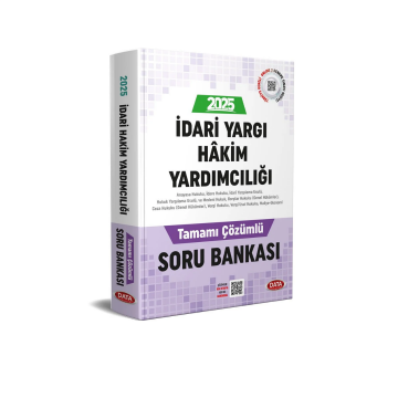 Data Yayınları 2025 İdari Hakim Yardımcılığı Çözümlü Soru Bankası