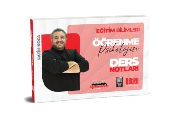 2025 Kpss Eğitim Bilimleri Öğrenme Psikolojisi Ders Notu Retro Yayınları