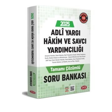 Adli Yargı Hakim ve Savcı Yardımcılığı Çözümlü Soru Bankası Data Yayınları