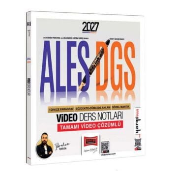 Yargı Yayınları 2027 ALES DGS Türkçe Paragraf - Sözcükte Anlam Sözel Mantık Video Ders Notları İbrahim İşbilir