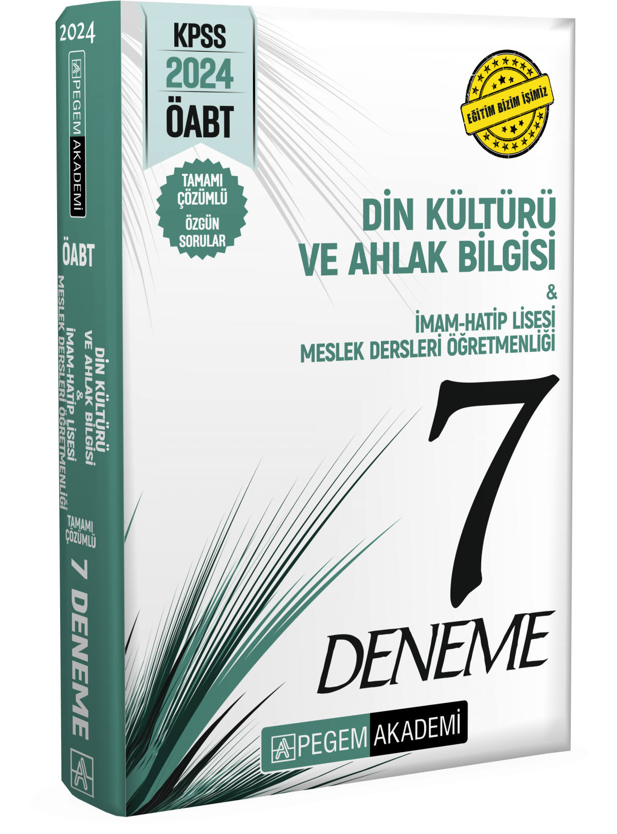 2024 KPSS ÖABT Din Kültürü ve Ahlak Bilgisi İmam Hatip Lisesi Öğretmenliği Tamamı Çözümlü 7 Deneme Pegem Yayınları