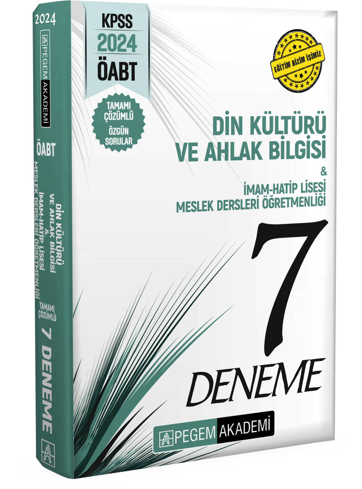 2024 KPSS ÖABT Din Kültürü ve Ahlak Bilgisi İmam Hatip Lisesi Öğretmenliği Tamamı Çözümlü 7 Deneme Pegem Akademi
