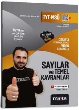 Marka Yayınları 2026 TYT – MSÜ Sayılar ve Temel Kavramlar Detaylı Konu Anlatımlı Ders Notu