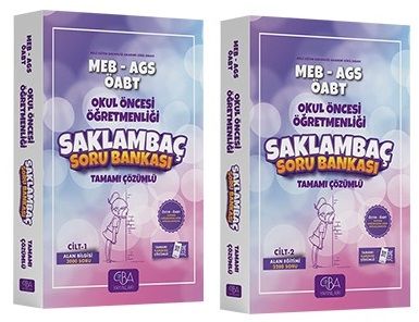 ÖABT MEB-AGS Okul Öncesi Öğretmenliği Saklambaç Soru Bankası Set - Ahmet Çam CBA Yayınları