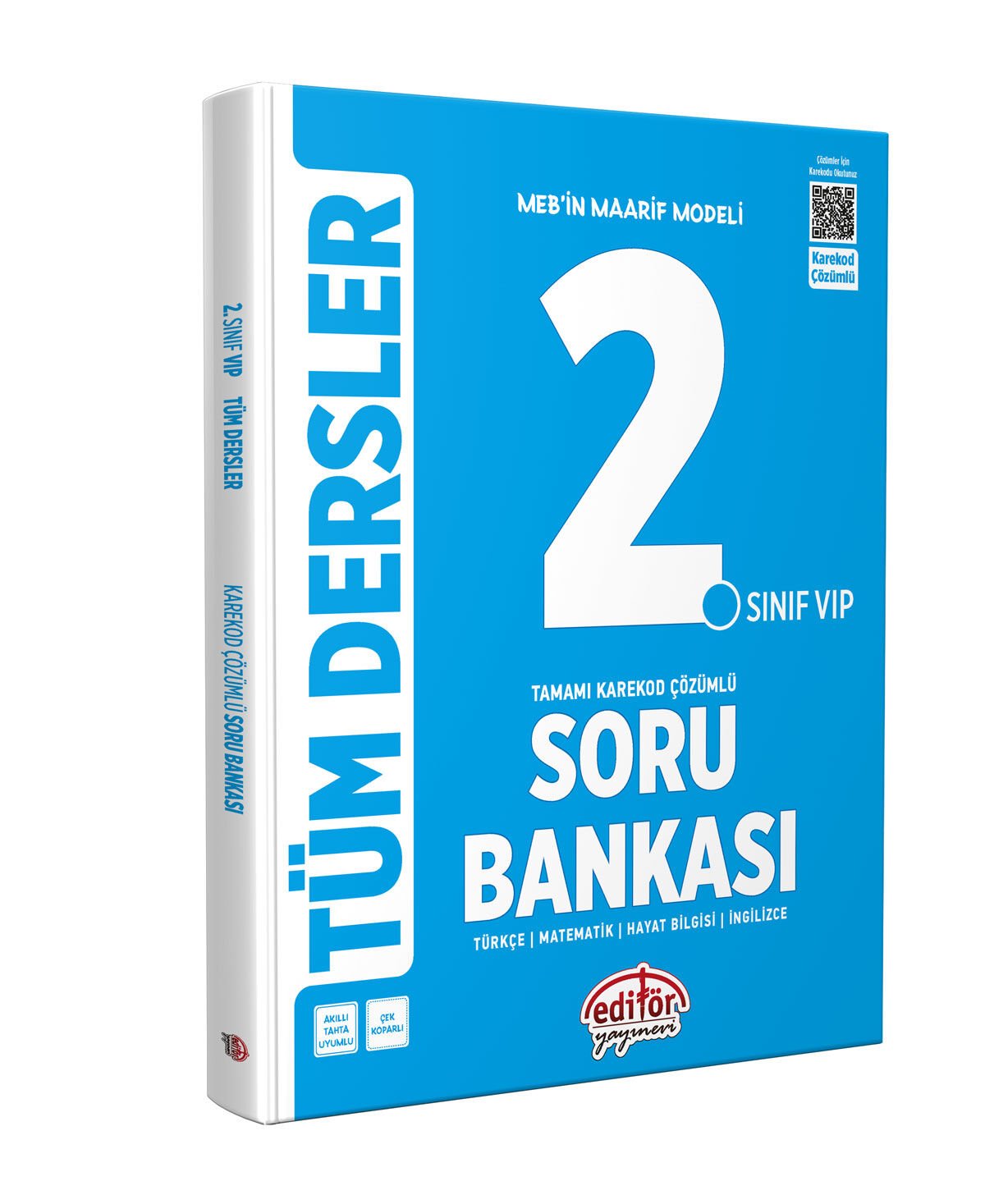 Editör Yayınları 2. Sınıf Tüm Dersler Soru Bankası Karekod Çözümlü