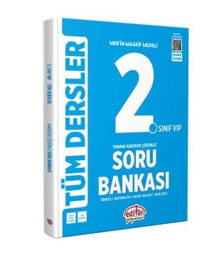 Editör Yayınları 2. Sınıf Tüm Dersler Soru Bankası Karekod Çözümlü