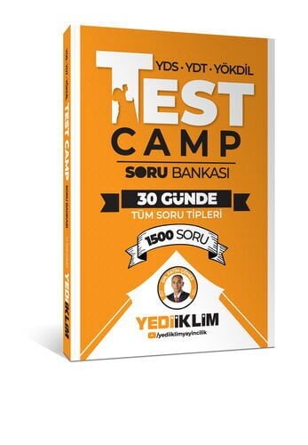 YDS YDT YÖKDİL Test Camp Soru Bankası Yediiklim Yayınları