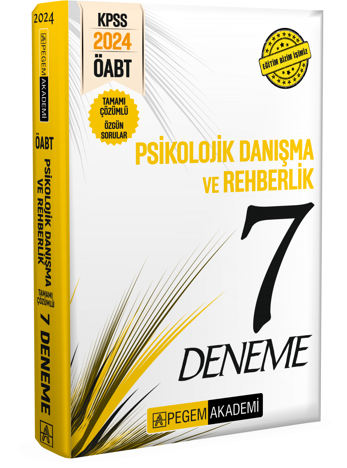 2024 KPSS ÖABT Psikolojik Danışma ve Rehberlik Öğretmenliği Tamamı Çözümlü 7 Deneme Pegem Yayınları