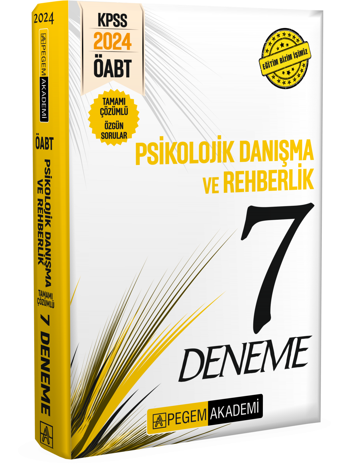 2024 KPSS ÖABT Psikolojik Danışma ve Rehberlik Öğretmenliği Tamamı Çözümlü 7 Deneme Pegem Akademi