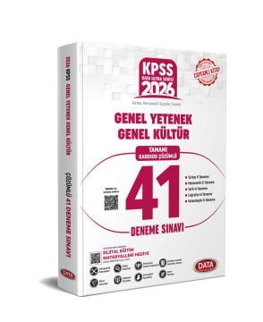 Data Yayınları 2026 KPSS Genel Kültür - Genel Yetenek 41 Deneme Sınavı