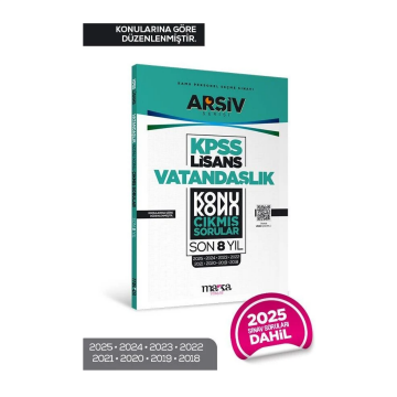 KPSS Lisans Vatandaşlık Konu Konu Çıkmış Sorular Son 8 yıl Çıkmış Sorular (2025 Dahil) Marka Yayınları