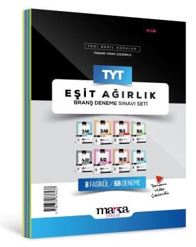 Marka Yayınları 2026 TYT Eşit Ağırlık Branş Deneme Sınavı Seti 8 Fasikül 68 Deneme