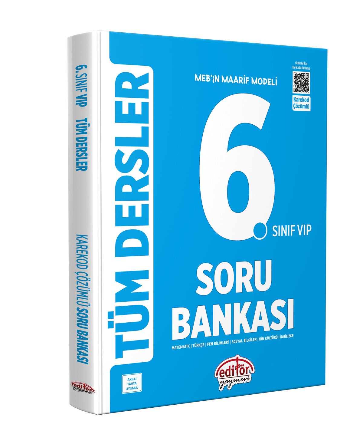 Editör Yayınları 6. Sınıf Vip Tüm Dersler Soru Bankası