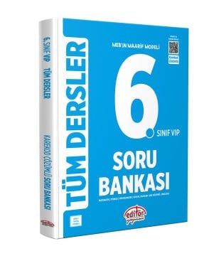 Editör Yayınları 6. Sınıf Vip Tüm Dersler Soru Bankası