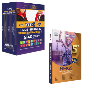 2025 HMGS Hukuk Mesleklerine Giriş Sınavı Soru Bankası ve Deneme Seti Yetki Yayınları