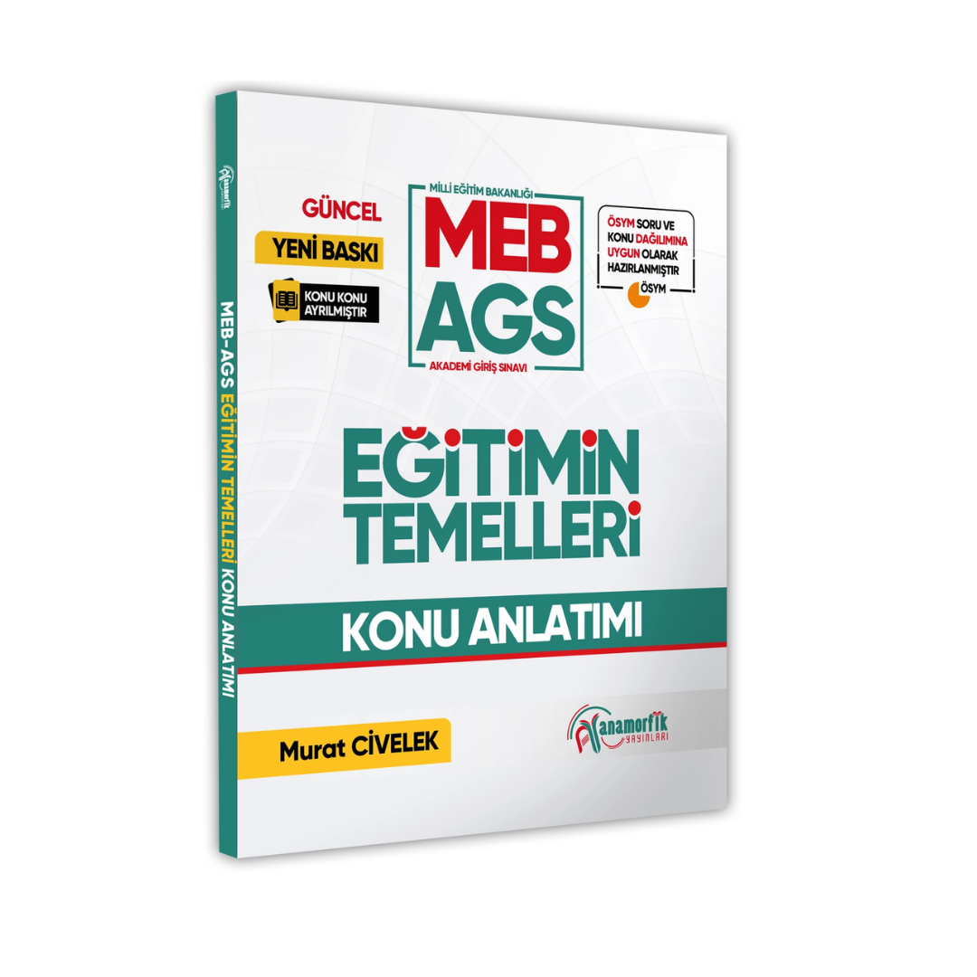 2026 MEB-AGS Eğitimin Temelleri Görsel Destekli Konu Anlatımı Kitabı Yeni Müfredat Güncel Baskı İnformal Yayınları