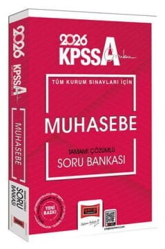 Yargı Yayınları 2026 KPSS A Grubu Tüm Kurum Sınavları İçin Muhasebe Tamamı Çözümlü Soru Bankası