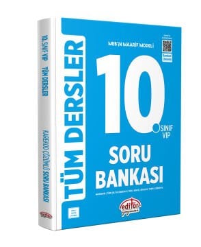 Editör Yayınları 10. Sınıf Vip Tüm Dersler Soru Bankası