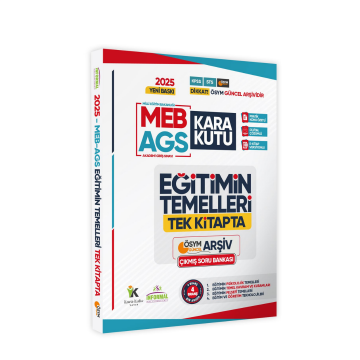 2025 MEB-AGS Eğitimin Temellerinin Kara Kutusu TEK KİTAP ÖSYM Çıkmış Soru Bankası Dijital Çözümlü İnformal Yayınları