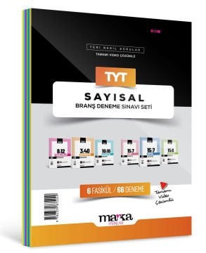 Marka Yayınları 2026 TYT Sayısal Branş Deneme Sınavı Seti 6 Fasikül 66 Deneme