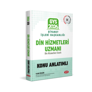 Diyanet İşleri Başkanlığı Din Hizmetleri Uzmanı GYS Konu Anlatımlı Data Yayınları