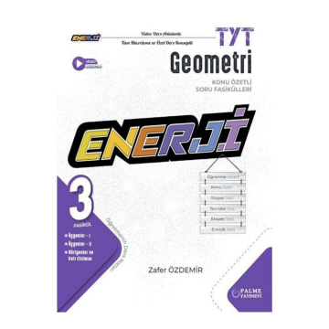 Palme Yayınları TYT Enerji Geometri Konu Özetli Soru Fasikülleri