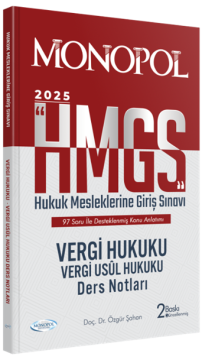 Hmgs Vergi Hukuku Ders Notları 2. Baskı Monopol Yayınları