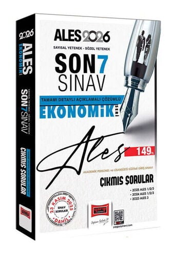 2026 ALES Sayısal-Sözel Yetenek Son 7 Sınav Çıkmış Sorular (Ekonomik Seri) Yargı Yayınları