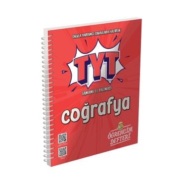 Murat Yayınları TYT Coğrafya Öğrencim Defteri