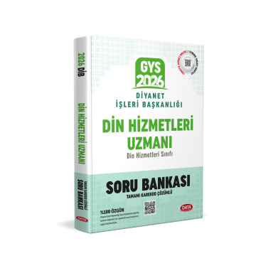Diyanet İşleri Başkanlığı Din Hizmetleri Uzmanı GYS Soru Bankası - Karekod Çözümlü Data Yayınları
