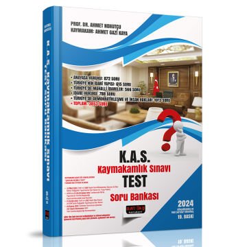 KAS Kaymakamlık Sınavı Test Soru Bankası Savaş Yayınları 2024
