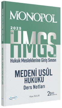 Hmgs Medeni Usul Hukuku Ders Notları 2. Baskı Monopol Yayınları