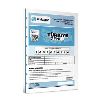 2026 YKS TYT Türkiye Geneli Ünikazan Deneme Sınavı Çözümlü Marka Yayınları