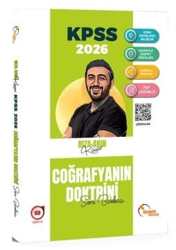 2026 KPSS Coğrafyanın Doktrini Soru Bankası Çözümlü Rıza Akın Kayar Doktrin Yayınları