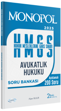 Hmgs Avukatlık Hukuku Soru Bankası 2. Baskı Monopol Yayınları
