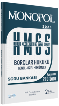 Hmgs Borçlar Hukuku Genel – Özel Hükümler Soru Bankası   2. Baskı Monopol Yayınları