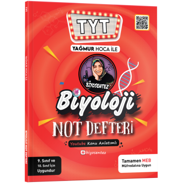 Yağmur Hoca ile TYT Biyosentez Biyoloji Not Defteri Tamamı El Yazılı
