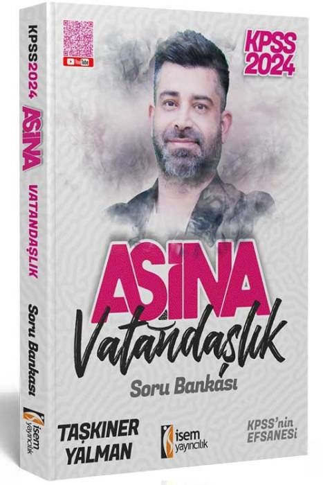 2024 Aşina KPSS Vatandaşlık Tamamı Video Çözümlü Soru Bankası İsem Yayıncılık