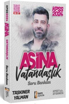 2024 Aşina KPSS Vatandaşlık Tamamı Video Çözümlü Soru Bankası İsem Yayıncılık