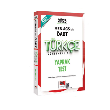 Yargı Yayınları 2025 MEB-AGS ÖABT Türkçe Öğretmenliği Yaprak Test