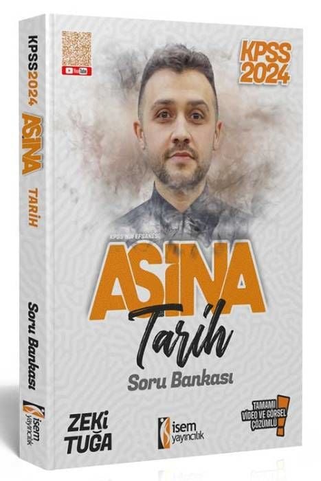 2024 KPSS Aşina Tarih Tamamı Video Çözümlü Soru Bankası İsem Yayıncılık