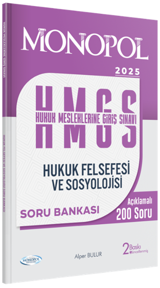 Hmgs Hukuk Felsefesi Ve Sosyolojisi Soru Bankası 2. Baskı Monopol Yayınları