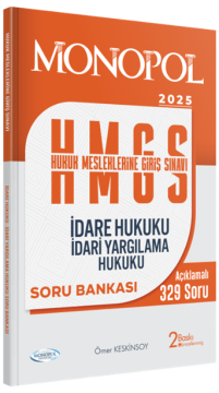 Hmgs İdare Hukuku İdari Yargılama Hukuku Soru Bankası 2. Baskı Monopol Yayınları
