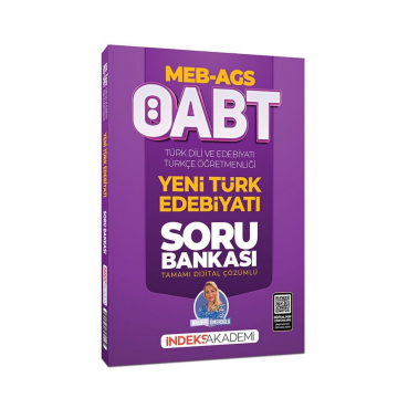 2026 ÖABT MEB-AGS Türk Dili ve Edebiyatı-Türkçe Yeni Türk Edebiyatı Soru Bankası Çözümlü - Nilüfer Ömeroğlu İndeks Akademi