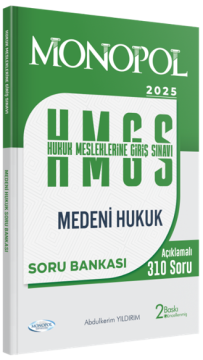 Hmgs Medeni Hukuk Soru Bankası 2. Baskı Monopol Yayınları