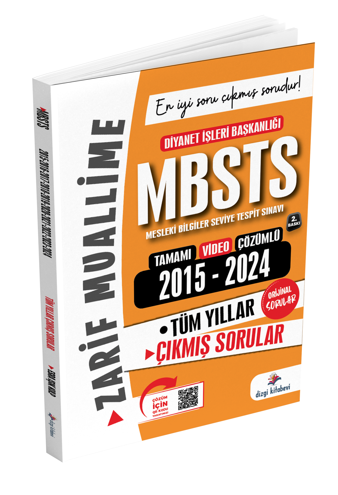 Dizgi Kitap 2025 Dib MBSTS Konularına Göre Tasnif Edilmiş 2015- 2024 Tüm Yıllar Orijinal Video Çözümlü Çıkmış Sınav Soruları Zarif Muallime 2. Baskı