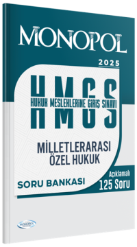 Hmgs Milletlerarası Özel Hukuk Soru Bankası 2. Baskı  Monopol Yayınları